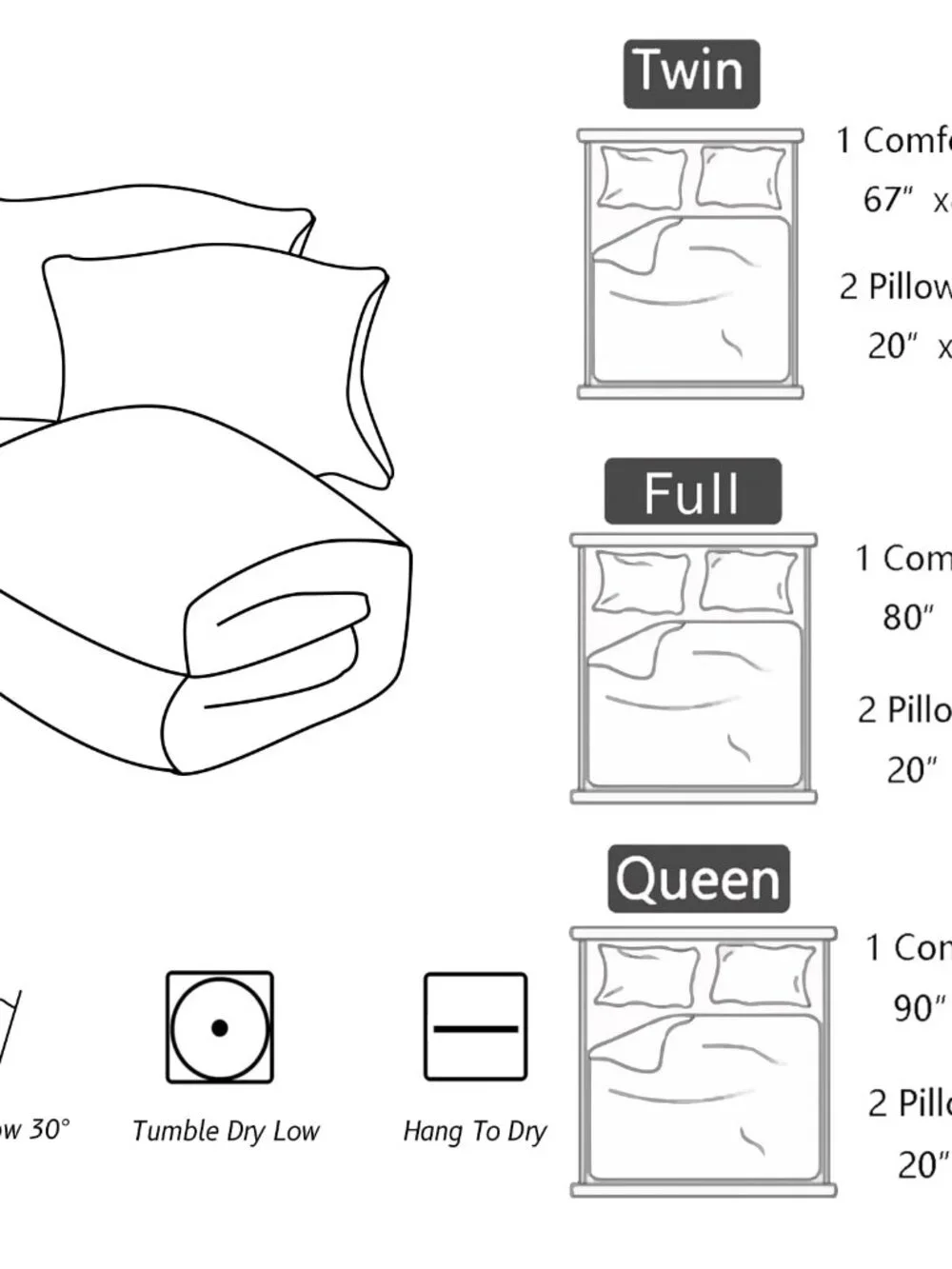 Geometric Turquoise Black King Size Comforter Set 1 Comforter 2 Pillowcases
